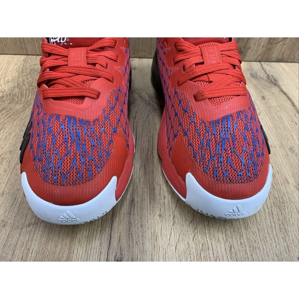 Adidas D.O.N. Issue 4 Spider-Man Red Basketball Sneaker Shoes Size 5 Rare HR1616 - Picture 5 of 13